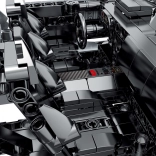 Bausteinset Sportwagen M‑Sports, grau, 1356 Teile