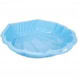 Woopie Sandkasten und Planschbecken Muschel 3-in-1, blau