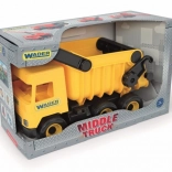 Gelber Kipper Middle Truck 38 cm in Schachtel