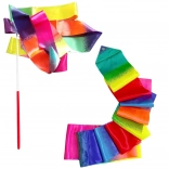 Bunte Gymnastikband für Tanz und Übung 205 x 5 cm