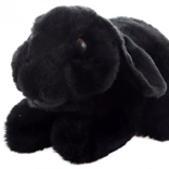 Schwarzes Plüschkaninchen ECO-FRIENDLY