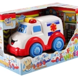 Ambulanz mit Licht und Sound, batteriebetrieben, 15 cm