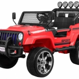 Rotes elektrisches Kinderauto Raptor Drifter mit 4x4-Antrieb