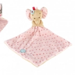 Rosa Plüsch-Elefantenbaby 25x25 cm – Rosa