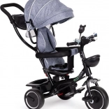 Kinderdreirad mit drehbarem Sitz und Verdeck ECOTOYS grau