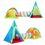 Kinderspielzelt-Set 3-in-1 Iglu Tipi Tunnel IPLAY