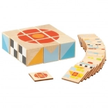 Holz-Puzzle-Spiel Kubus II
