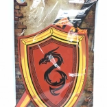 Schaumstoff-Schwert und -Schild mit Drachenmotiv