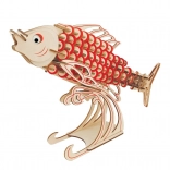 Holz 3D Puzzle Karpfen