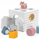 Holzeinlegepuzzle mit Tieren