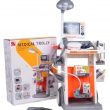 Mega Arzt- und Zahnarzt-Wagen für Kinder mit Zubehör sowie Licht- und Soundeffekten