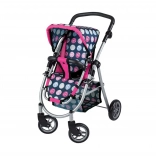 Woopie Royal Puppenwagen mit 4 Rädern und verstellbarem Sitz