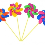 Bunter Kunststoff-Windrädchen 20 cm