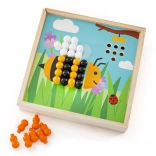 Bigjigs Toys Holz-Mosaik Garten