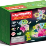 Magformers Leuchtende Bausatz 20 Stücke