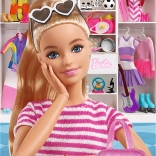 Puzzle mit 100 Teilen Lerne BARBIE kennen