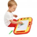 Magnetische Zeichentafel mit Magnetstift und Stempeln