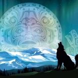 Puzzle COBBLE HILL Zwei Wölfe 500 Teile