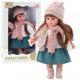 Puppe SWEET ANGEL im Winteroutfit 36 cm