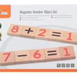 Magnetische Holznummern 40 Stk