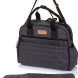 Wickeltasche Chipolino Granit Leinen