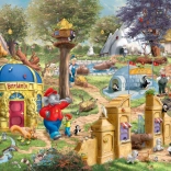 Puzzle Benjamin Kvítko: Ein Tag im Neustädter Zoo 1000 Teile