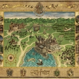 Puzzle HARRY POTTER Karte von Hogwarts 1500 Teile Ravensburger