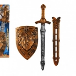 Kinderschwert-Set mit Schild und Scheide 55 cm