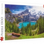 Puzzle Oeschinensee Alpen 1500 Teile