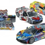 Metallspielzeugauto mit Rückziehmotor 12 cm