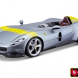 Ferrari Monza SP1 silbern/blau Metallmodell 1:24