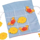 Goki Holz-Tic-Tac-Toe Krabben gegen Fische