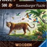 Holzpuzzle Tiger im Dschungel 500 Teile RAVENSBURGER
