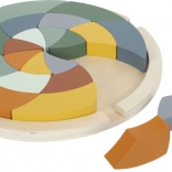 farbiges Holzpuzzle Safari-Mandala small foot