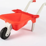 Plastische Kinder-Schubkarre mit Schaufel DOLONI – rot