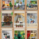 Puzzle Innenraum des Hauses 3000 Teile