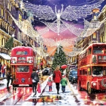 Puzzle Weihnachts-Regent Street XL 500 Teile GIBSONS