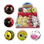 Hüpfender Gummiball Tiermotiv 6 cm, Mix Designs