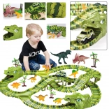 DIY Dinosaurier-Rennstrecke – 240 Teile