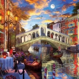 Puzzle ART PUZZLE Rialtobrücke in Venedig 1500 Teile