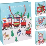 Geschenktasche M Weihnachten 26 × 32 × 10 cm