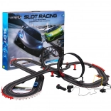 Kinder-Rennstrecke 10 Meter 6+ mit Lichtern und zwei Autos 1:43