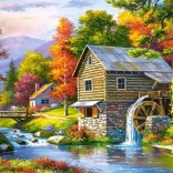Puzzle mit 500 Teilen – Old Sutter’s Mill (Castorland)