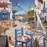 Puzzle Katzen auf Mykonos RAVENSBURGER 1500 Teile