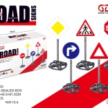 Mega-Set mit Verkehrsschildern für Kinder