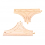 T Weiche 2 Stück Bigjigs Rail