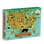 Galison Puzzle Nationalparks Amerikas 1000 Teile