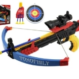 Kinderarmbrust mit Saugnapfpfeilen und Zielscheibe 48 cm