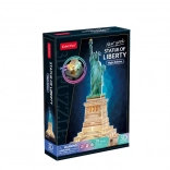3D-Puzzle LED Nacht-Edition: Freiheitsstatue 79 Teile
