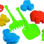 Sandspielset - Fahrzeuge und Tiere